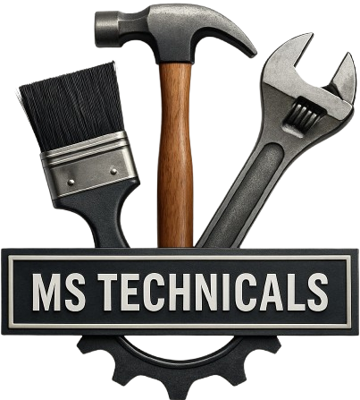 AC technician repairing unit
